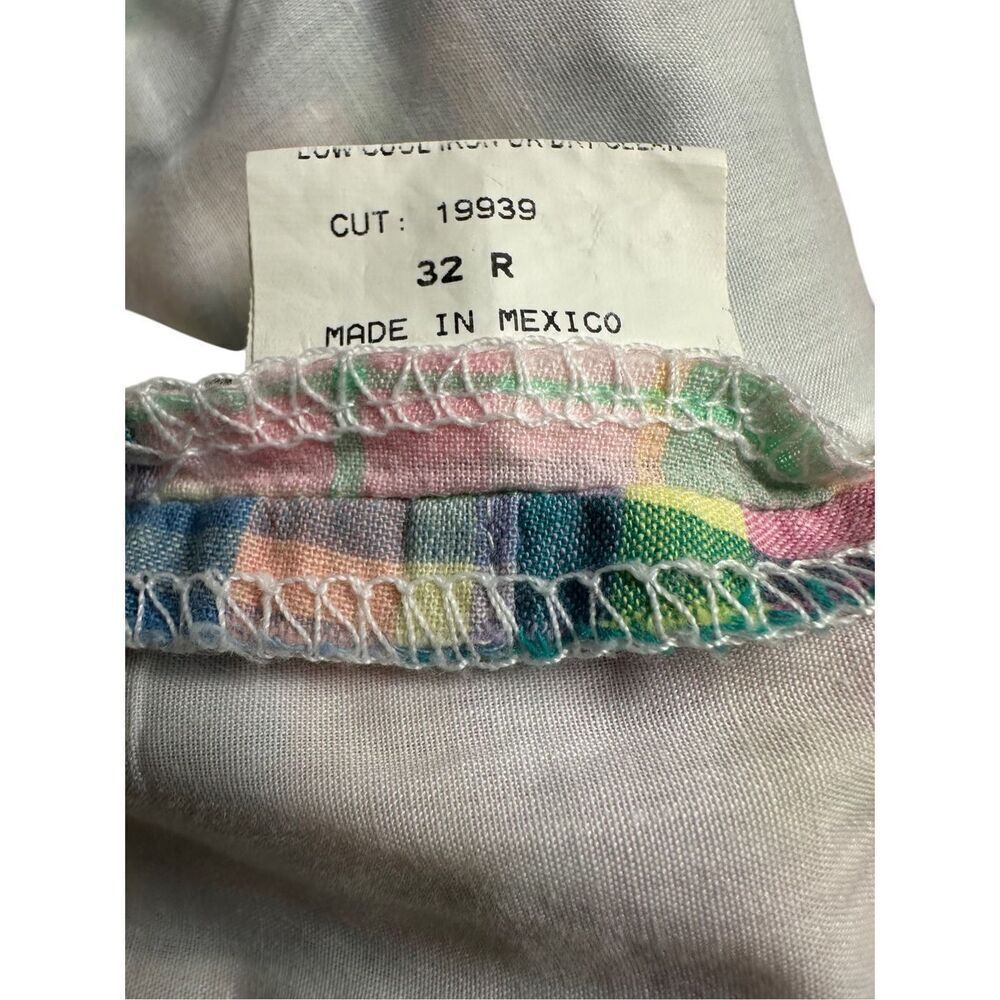 Berle Fugate’s Madras pastel patchwork women’s capris size 32R. #45-1870 - Picture 6 of 7